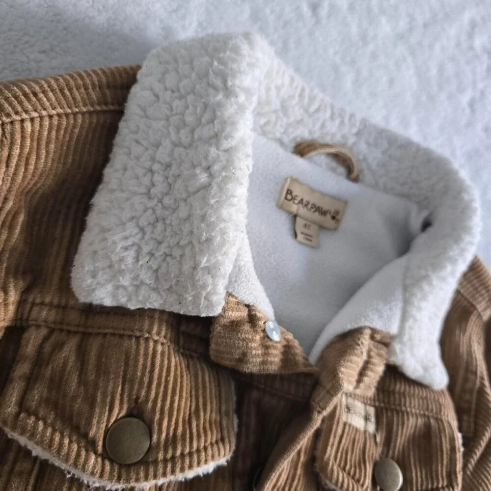 Kids Corduroy Jacket w/ Sherpa Lining